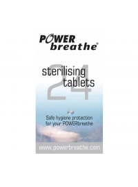 Pack de 24 pastillas esterilizadoras para POWERBreathe pack 24 uds