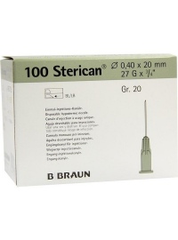 Agujas Sterican Desechables (100 unds.)