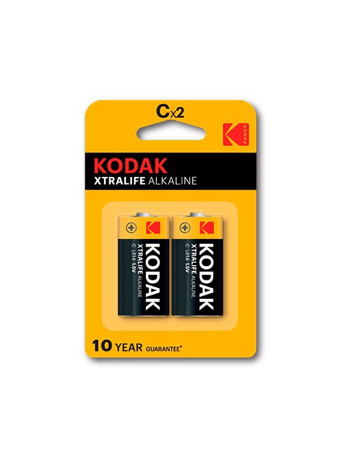 Pilas Kodak - 1,5V - Alcalina Xtralife C (LR14 x 2 uds)