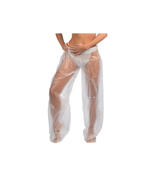 Pantalón presoterapia plástico transparente- 100 uds- Talla única