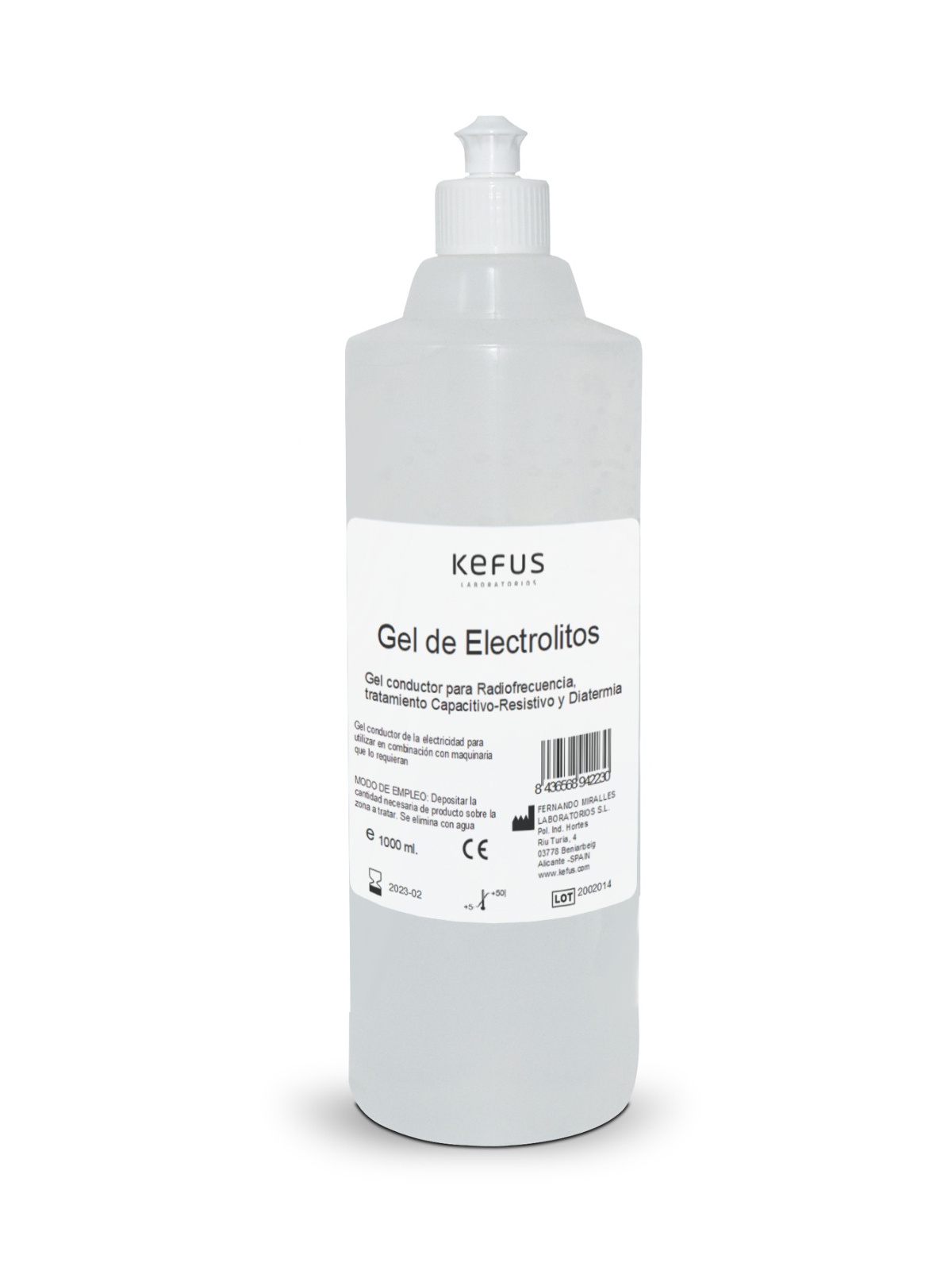 Gel EEC-ECG de Electrolitos 1000 ml